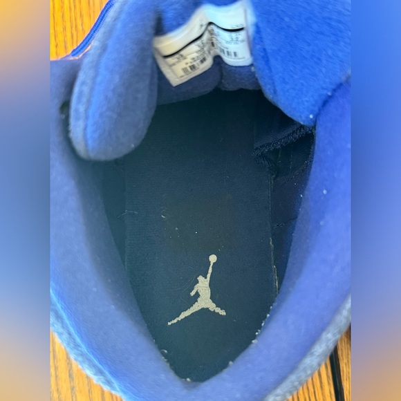 NIKE AIR JORDAN 12 RETRO DEEP BLUE SHOES Size 14 - Picture 7 of 9